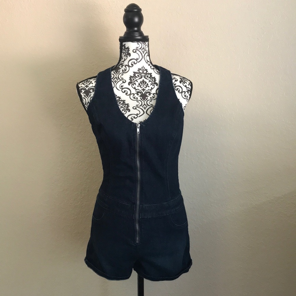 🔴SALE NEW GUESS Denim Romper